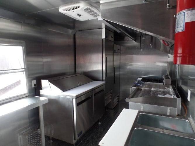8.5′ x 18′ Concession Food Trailer White Event Catering — photo 5