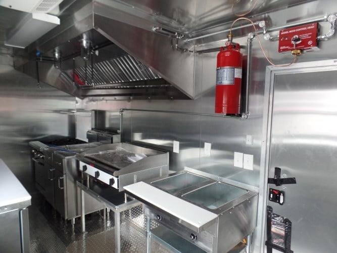 8.5′ x 18′ Concession Food Trailer White Event Catering — photo 4