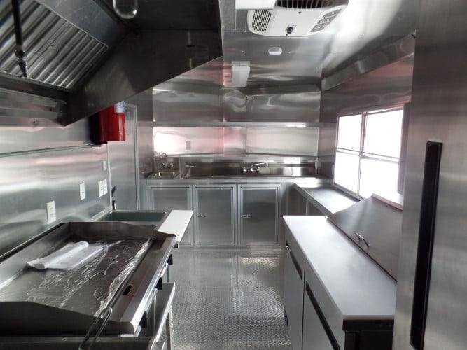 8.5′ x 18′ Concession Food Trailer White Event Catering — photo 8