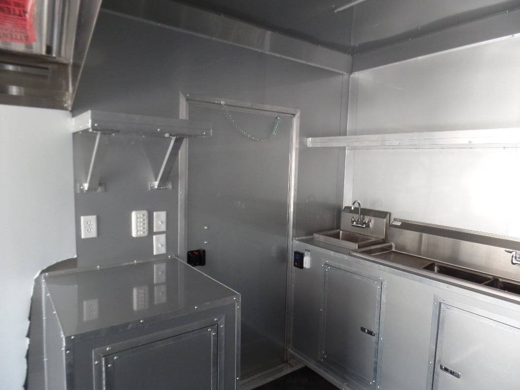 8.5′ x 24′ Red Concession Food Trailer — photo 5