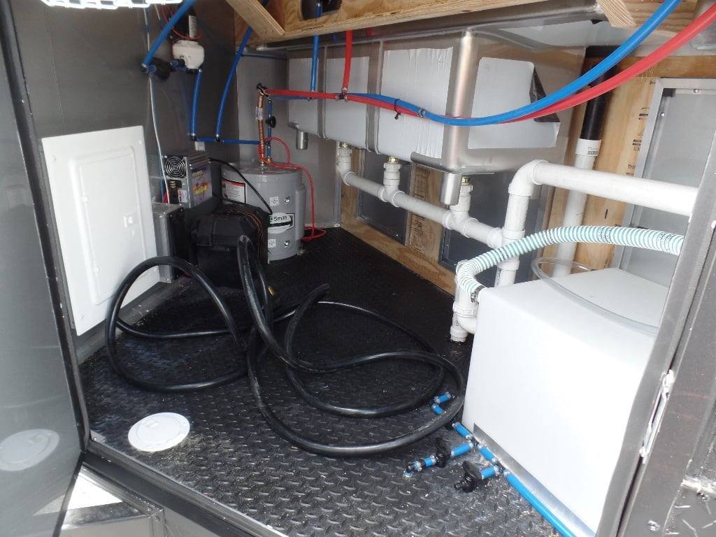 8.5′ x 22′ Black Concession BBQ Food Event Catering Trailer — photo 2