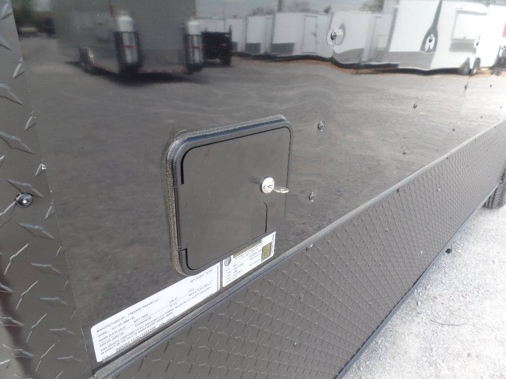 8.5′ x 22′ Black Concession BBQ Food Event Catering Trailer — photo 3
