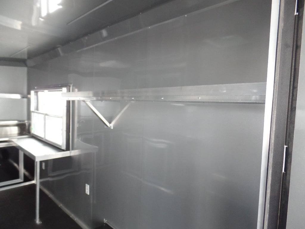 8.5′ x 22′ Black Concession BBQ Food Event Catering Trailer — photo 4
