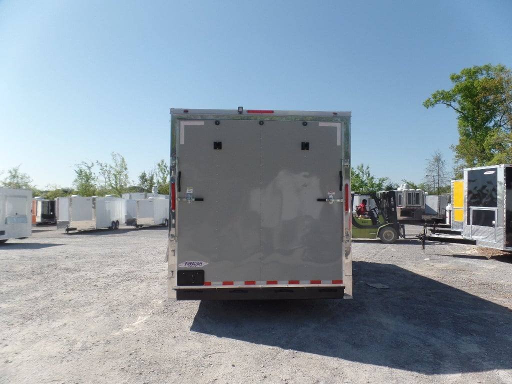 8.5′ x 20′ Dove Grey BBQ Event Concession Food Trailer — photo 10