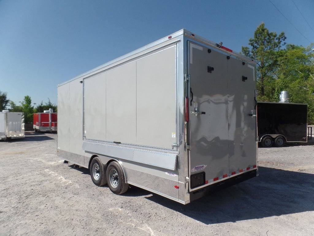 8.5′ x 20′ Dove Grey BBQ Event Concession Food Trailer — photo 15