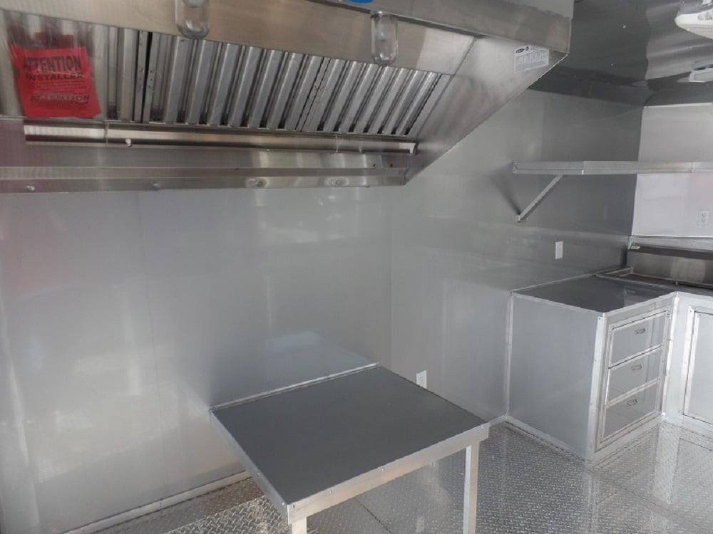 8.5′ x 22′ White Concession Food Trailer BBQ Event Catering — photo 11