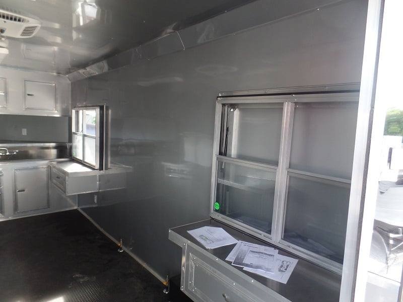 8.5′ x 26′ Concession Food Trailer Black Event Catering — photo 5