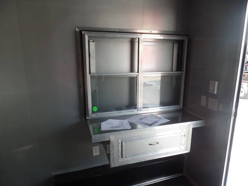 8.5′ x 26′ Concession Food Trailer Black Event Catering — photo 3