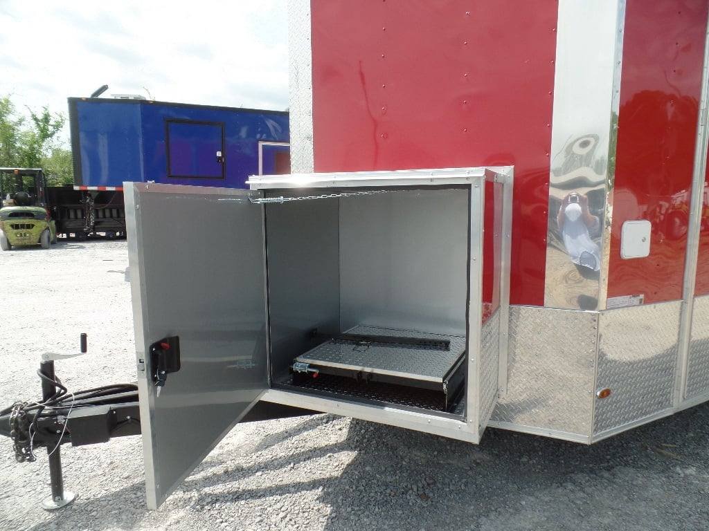 8.5′ x 24′ Concession Red Food Event Catering Trailer — photo 4