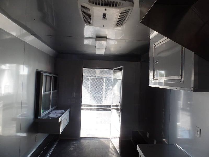 8.5′ x 26′ Concession Food Trailer Black Event Catering — photo 7