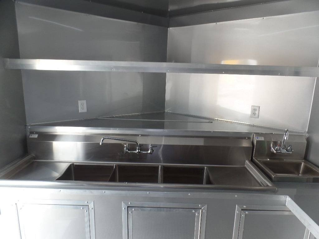8.5′ x 20′ Black Event BBQ Concession Trailer — photo 6