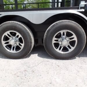 8.5 x 24 Black Concession Trailer with 12-foot porch and 24-foot awning - view 13