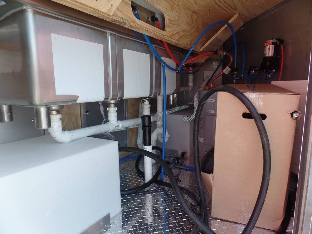 8.5′ x 28′ Concession Food Trailer Red Event Catering — photo 4