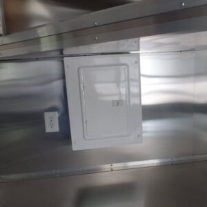 8.5 x 24 Black Concession Trailer with 12-foot porch and 24-foot awning - view 14