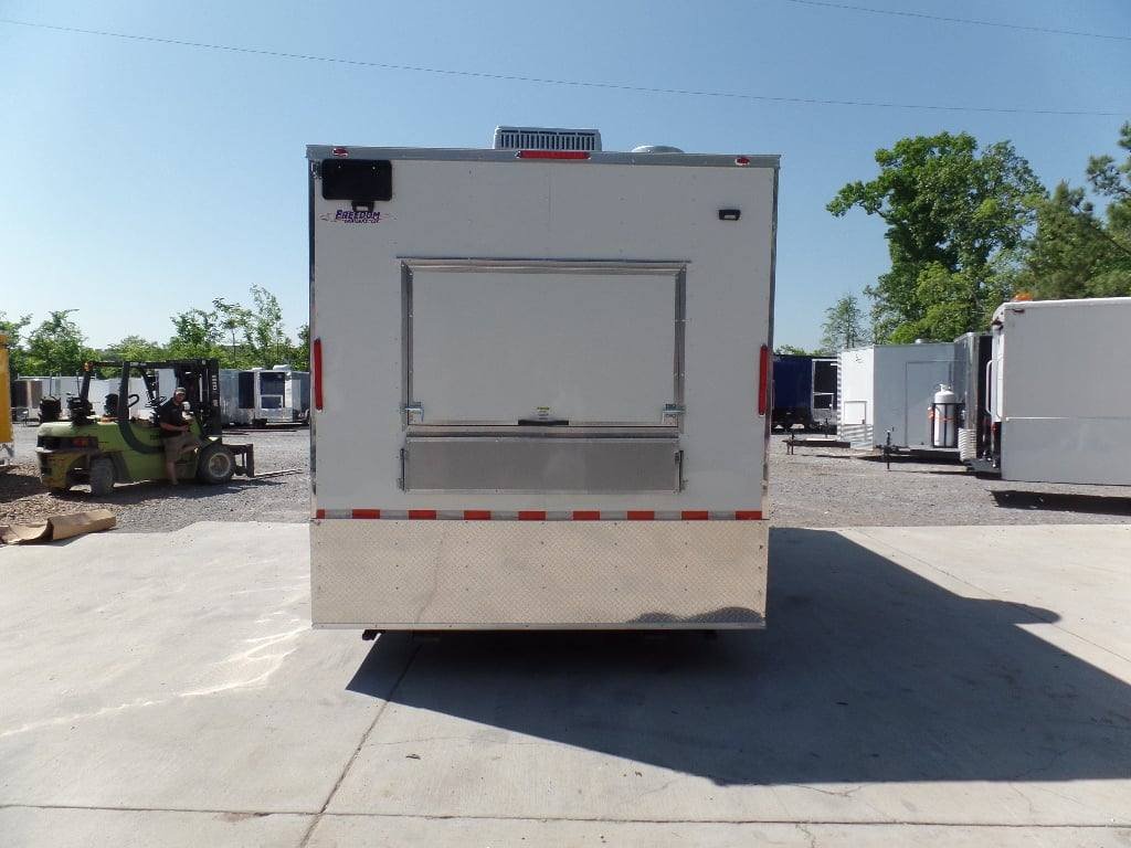 8.5′ x 18′ Concession White Event Food Catering Trailer — photo 4