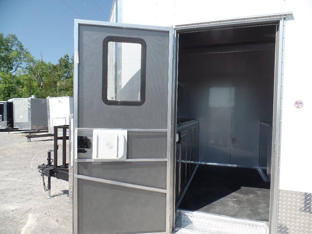 8.5′ x 18′ Concession White Event Food Catering Trailer — photo 12