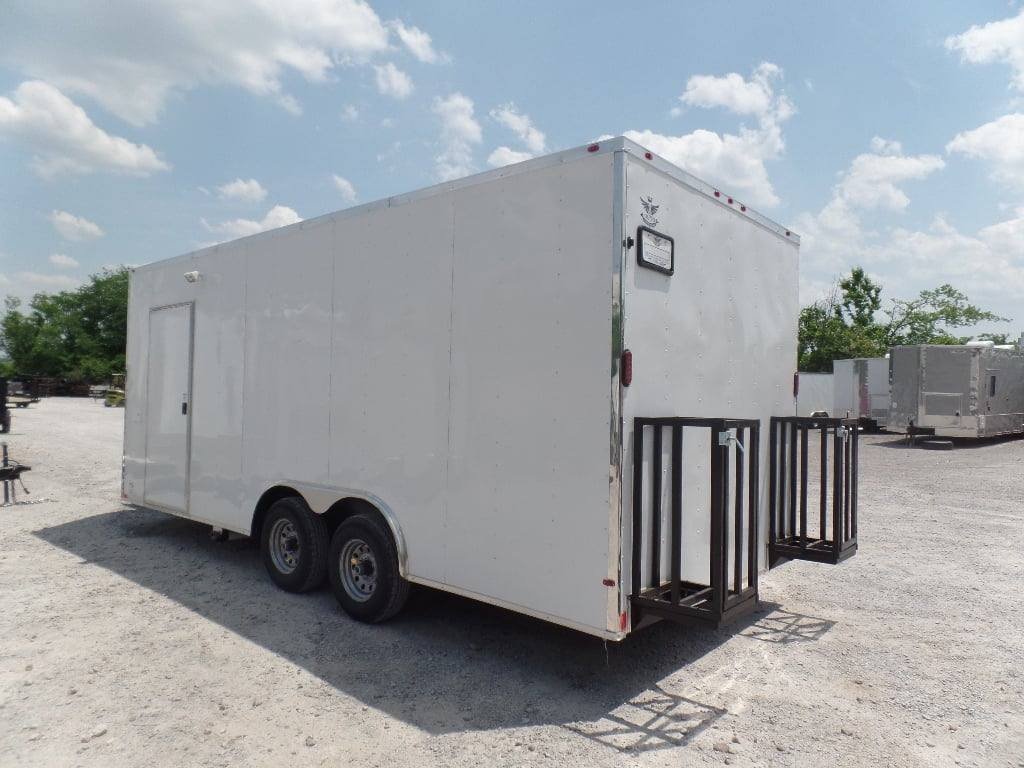 8.5′ x 20′ White Concession Food Trailer — photo 6