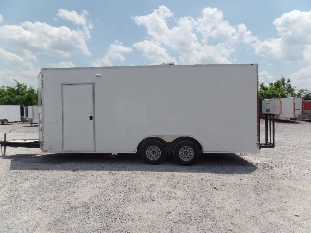 8.5′ x 20′ White Concession Food Trailer — photo 10