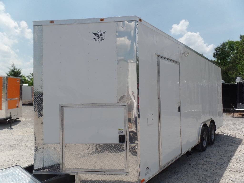 8.5′ x 20′ White Concession Food Trailer — photo 13