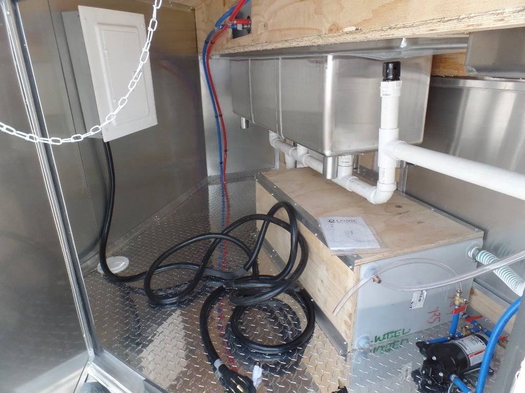 8.5′ x 20′ White Concession Food Trailer — photo 7