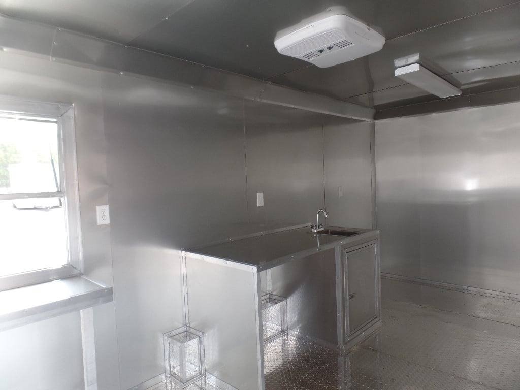 8.5′ x 20′ White Concession Food Trailer — photo 14