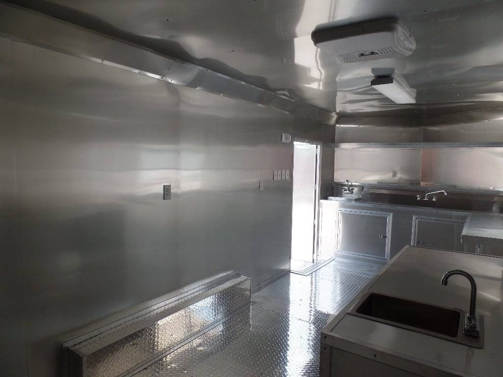 8.5′ x 20′ White Concession Food Trailer — photo 3