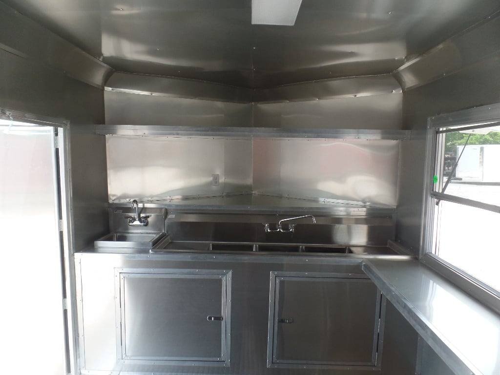 8.5′ x 20′ White Concession Food Trailer — photo 15