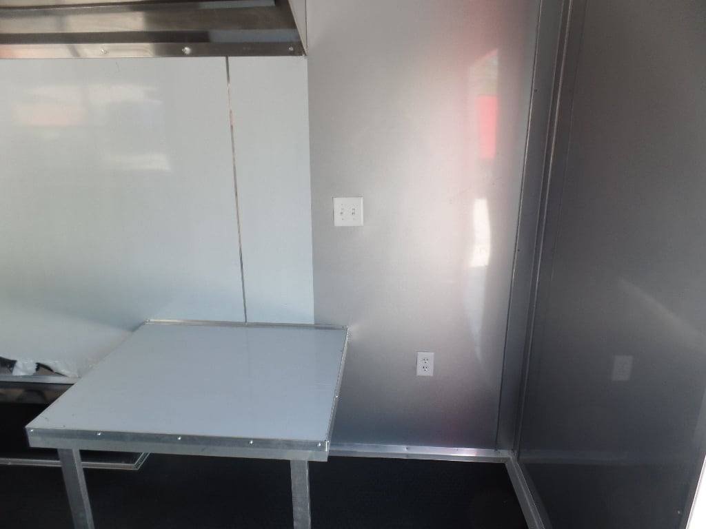 8.5′ x 22′ Concession Med. Charcoal Grey Food Catering Event Trailer — photo 13