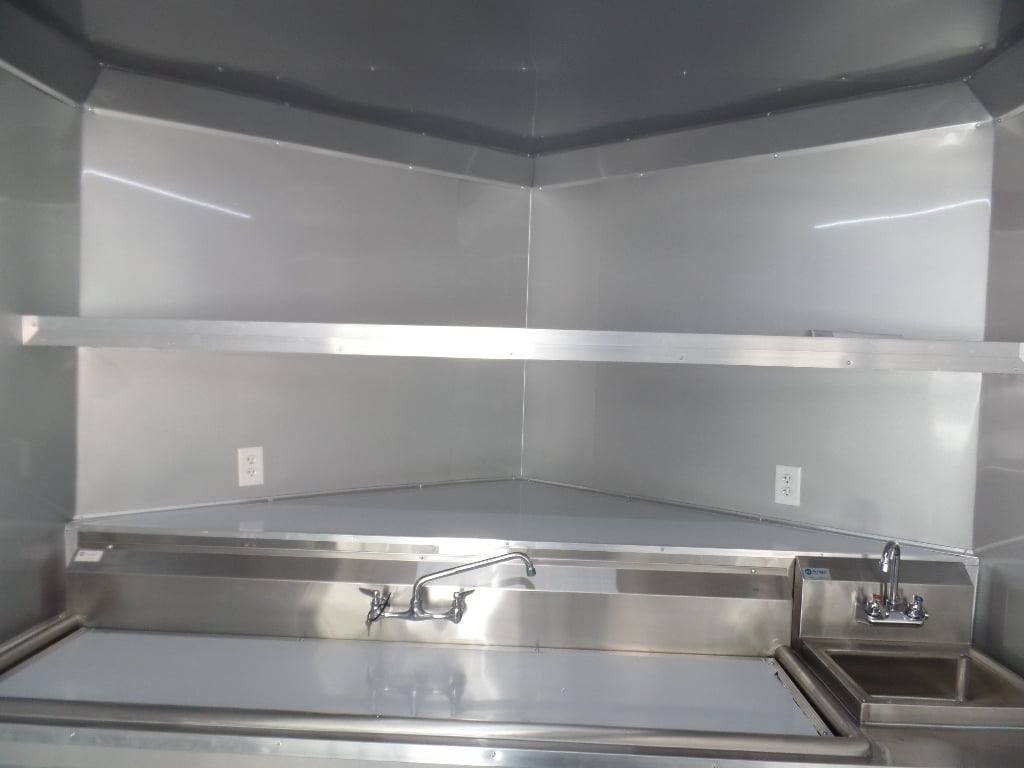 8.5′ x 22′ Concession Med. Charcoal Grey Food Catering Event Trailer — photo 9