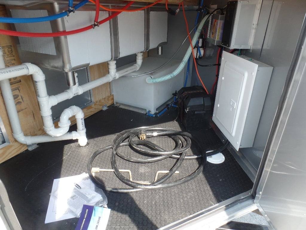 8.5′ x 22′ Concession Med. Charcoal Grey Food Catering Event Trailer — photo 8