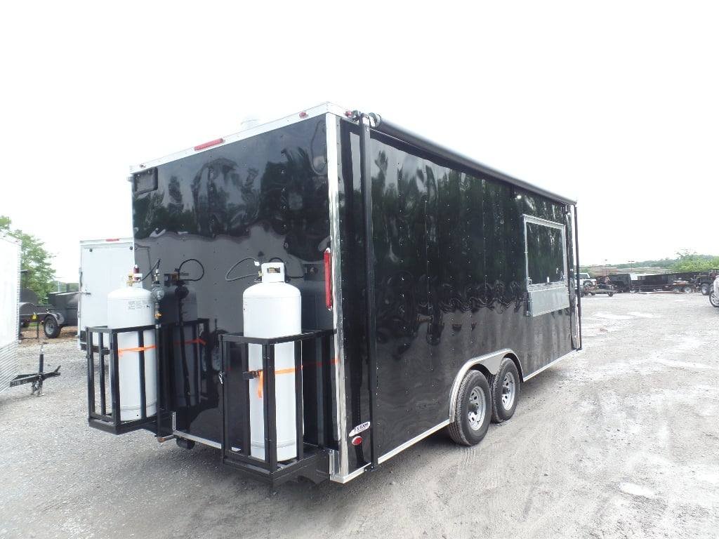 8.5′ x 20′ Black Food Catering Event Trailer With Appliances — photo 6
