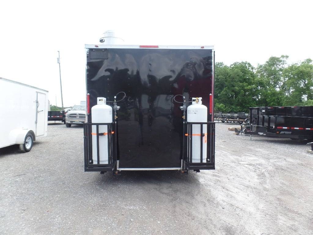 8.5′ x 20′ Black Food Catering Event Trailer With Appliances — photo 4