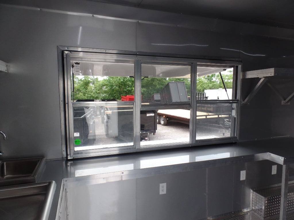 8.5′ x 20′ Black Food Catering Event Trailer With Appliances — photo 9
