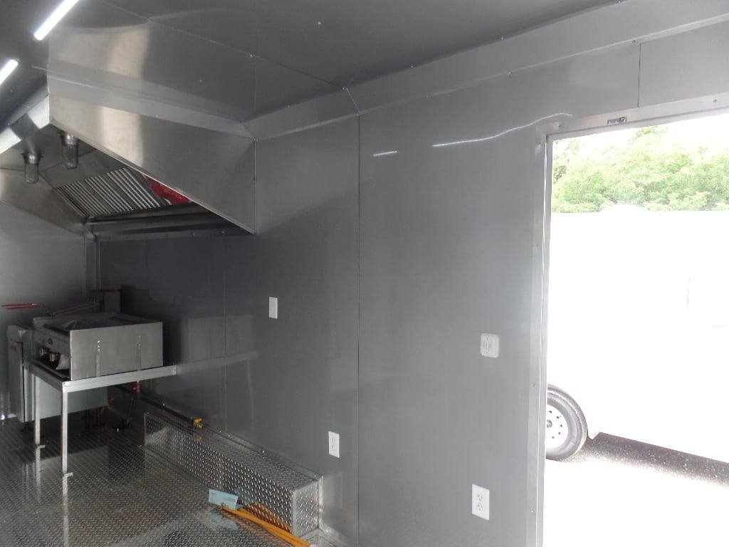 8.5′ x 20′ Black Food Catering Event Trailer With Appliances — photo 8