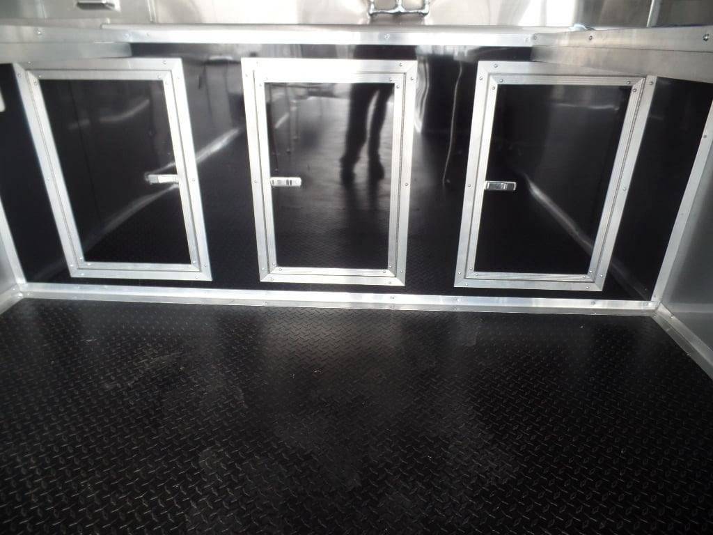 8.5′ x 28′ Black Concession Food Event Trailer — photo 5