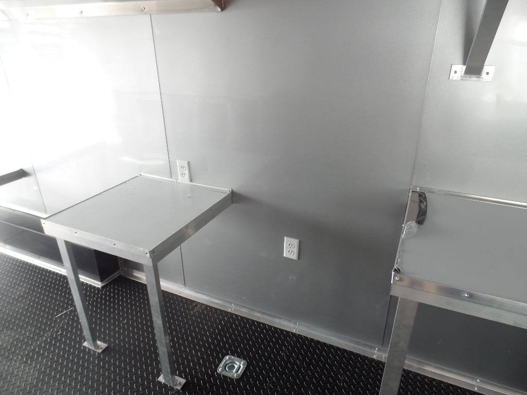 8.5′ x 28′ Black Concession Food Event Trailer — photo 8