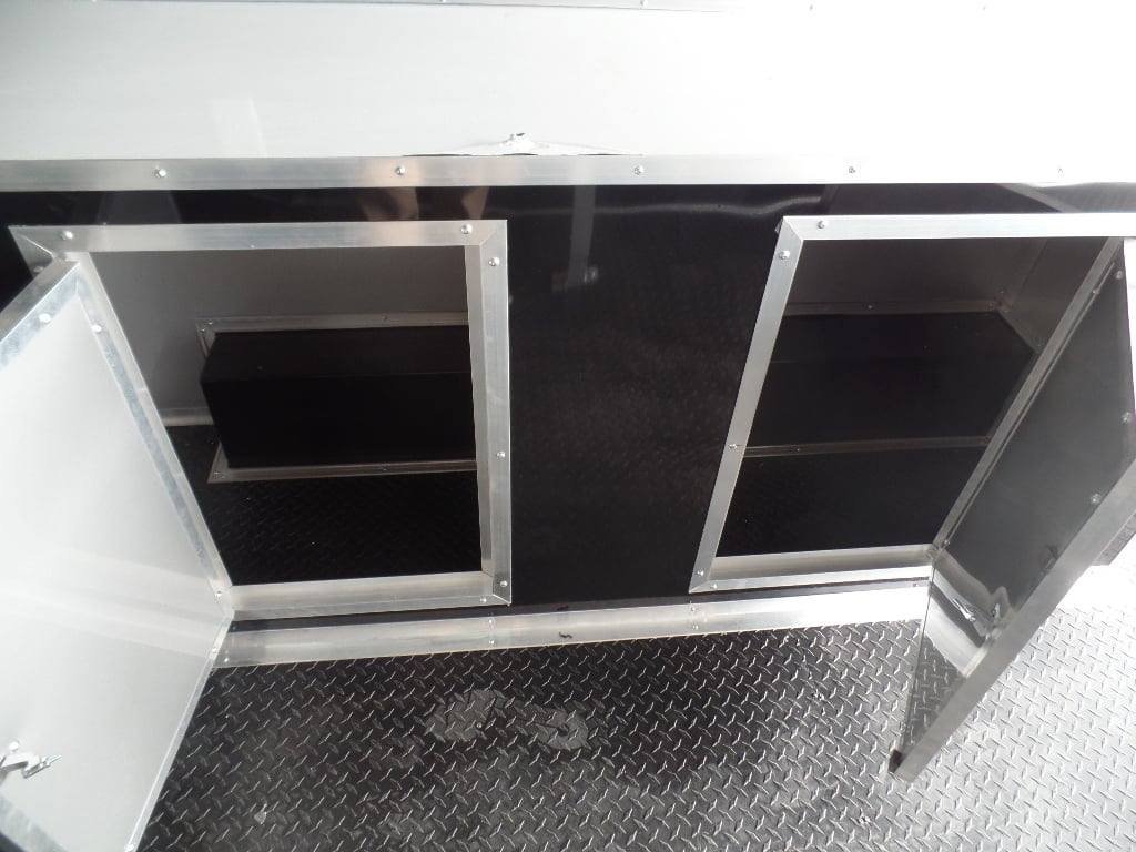 8.5′ x 28′ Black Concession Food Event Trailer — photo 4