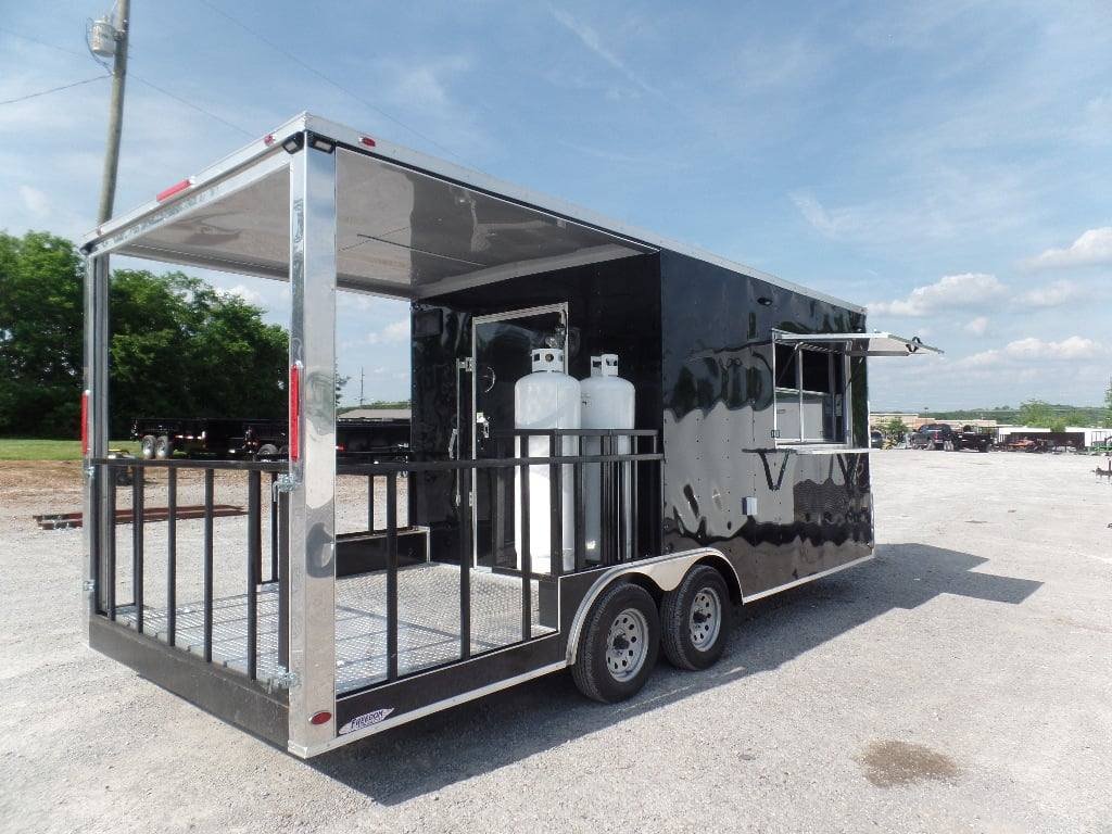 8.5′ x 20′ Concession Food Catering Vending Trailer