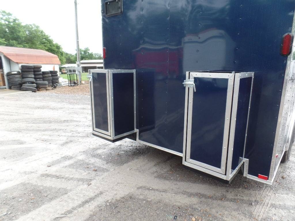 8.5′ x 16′ Indigo Blue Concession Food Trailer — photo 6