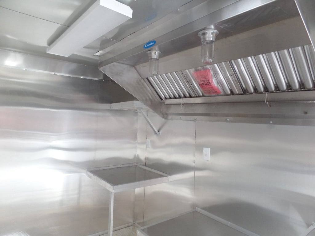 8.5′ x 16′ Indigo Blue Concession Food Trailer — photo 4