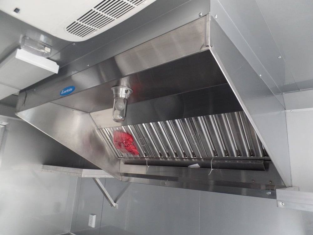 8.5′ x 30′ Concession Food Trailer Charcoal Grey BBQ Food Event Catering — photo 5