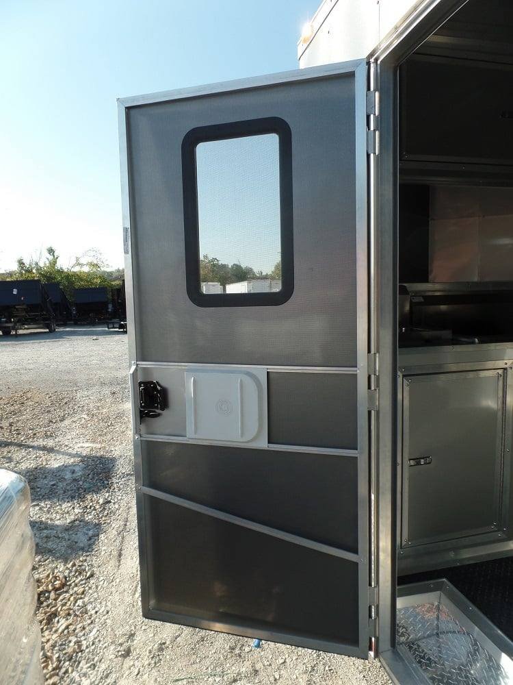 8.5′ x 30′ Concession Food Trailer Charcoal Grey BBQ Food Event Catering — photo 8