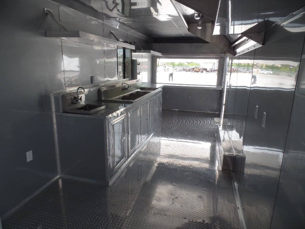 8.5′ x 34′ Gooseneck Concession Enclosed Food Event Trailer — photo 8