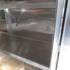 8.5 x 20 black BBQ trailer with vent hood and cabinets - view 15