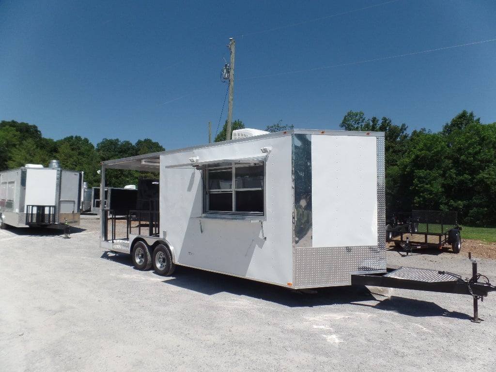 8.5′ x 22′ White BBQ Porch Concession Food Event Catering — photo 5