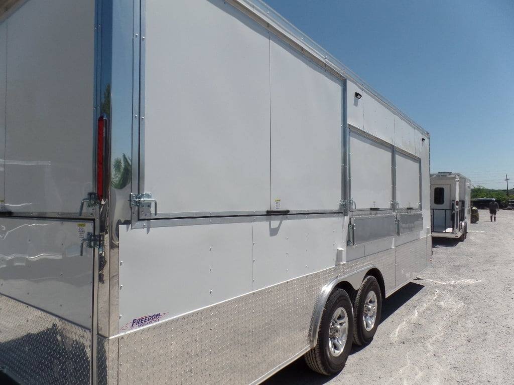 8.5′ x 22′ White Concession Food Trailer — photo 8