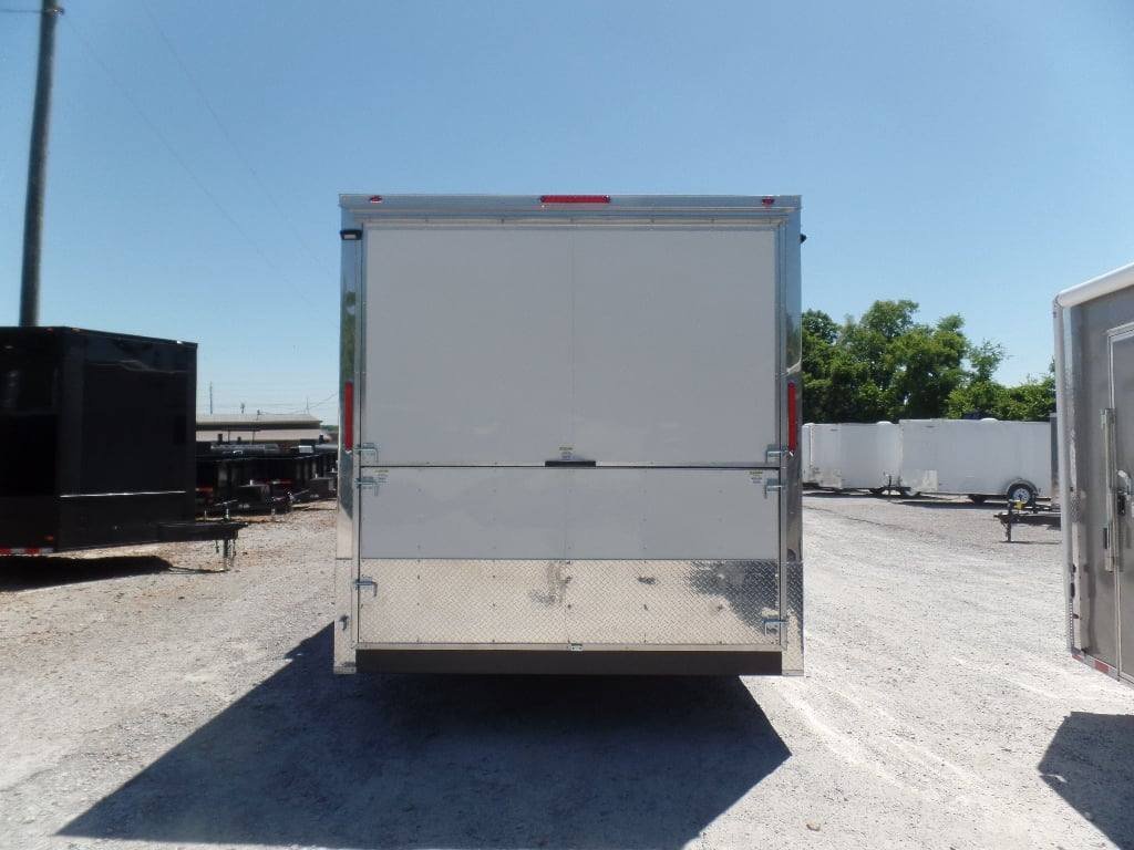 8.5′ x 22′ White Concession Food Trailer — photo 5