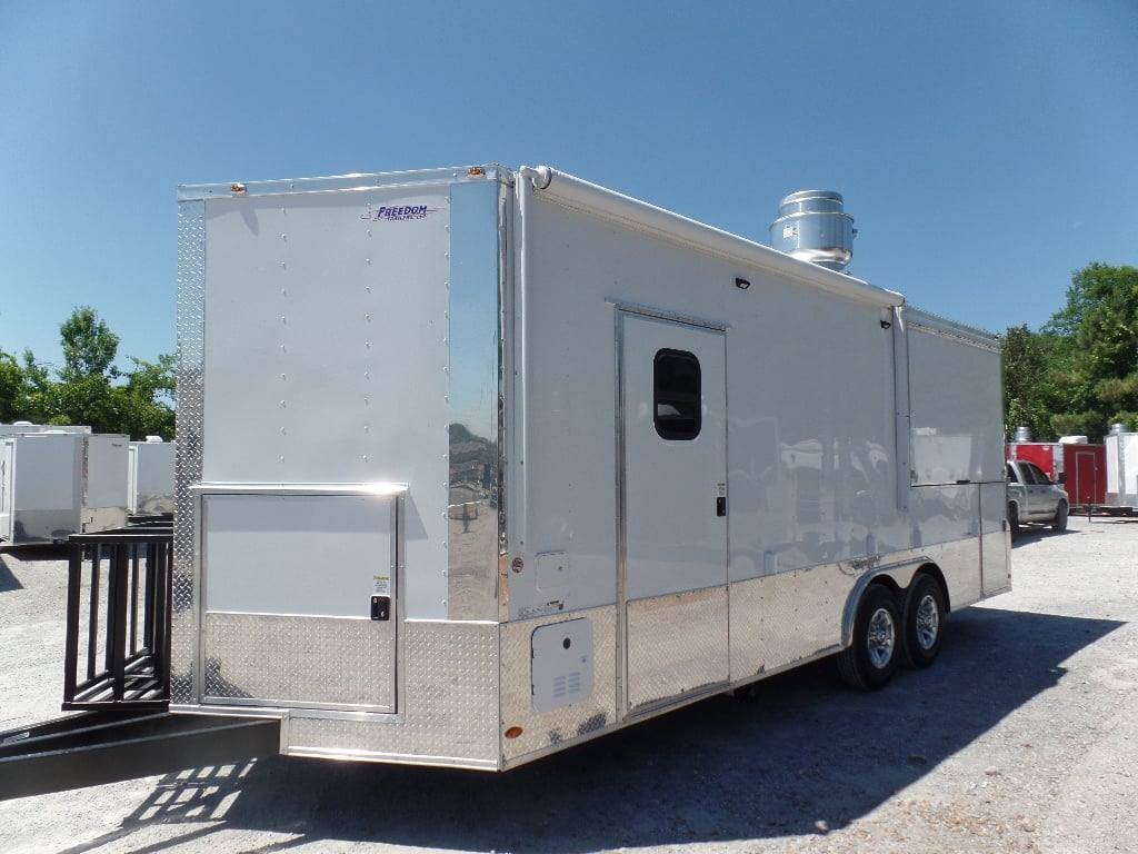 8.5′ x 22′ White Concession Food Trailer — photo 15