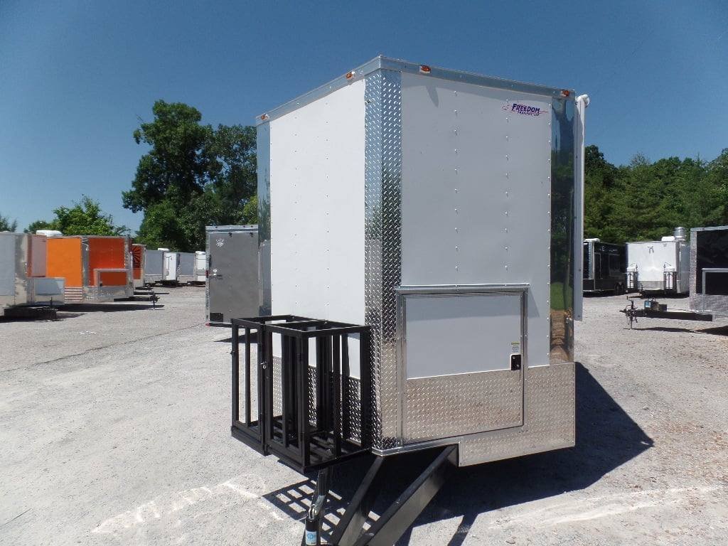 8.5′ x 22′ White Concession Food Trailer — photo 7