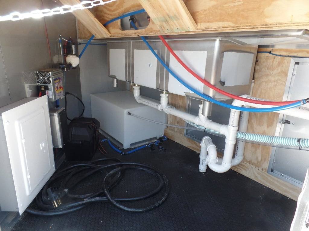 8.5′ x 22′ White Concession Food Trailer — photo 11